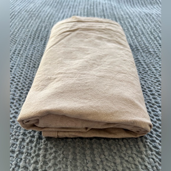 Threshold Full/Queen Cotton Linen Chambray Standard Shams (2) Pillowcases Zipper - Picture 5 of 5